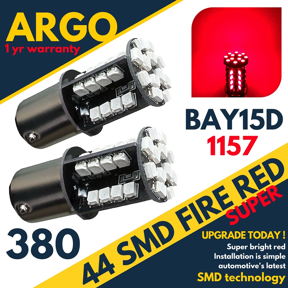 For Toyota Aygo Led Brake Light Bulbs Rear Stop Tail light bulbs Red